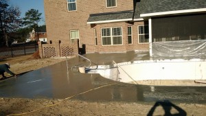 New Pool Construction | Concrete Deck | Custom Pool Builder | Statesboro, GA | Thompson Pools