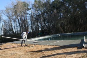 Custom Pool Construction | Concrete Deck | Statesboro, Ga | Thompson Pools