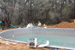 Vinyl Liner Pool Construction | Custom Pool Builder | Statesboro, Georgia | Thompson Pools and Supply