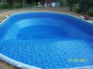 Vinyl Liner Pool Construction | Vinyl Pool | Custom Pool Builder | Statesboro, Ga | Thompson Pools