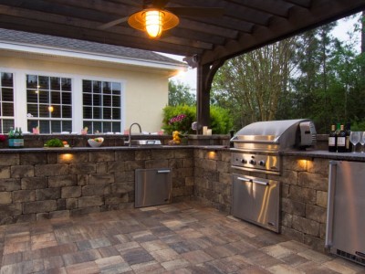 Outdoor Kitchen | Outdoor Living | Grill | Thompson Pools | Statesboro, GA