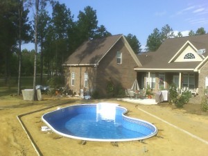 Vinyl Pool| Custom Pool Builder| Vinyl Pool Construction| In Ground Swimming Pool| Statesboro, Georgia| Thompson Pools